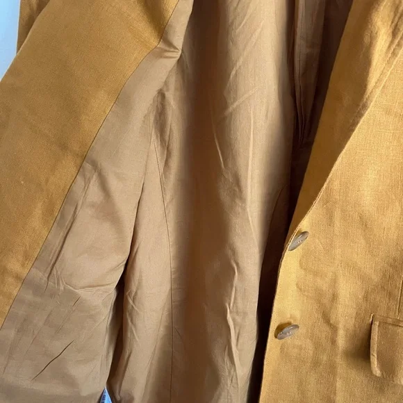 Mango Woman’s Linen Blazer| Rust| like new - Picture 10 of 12